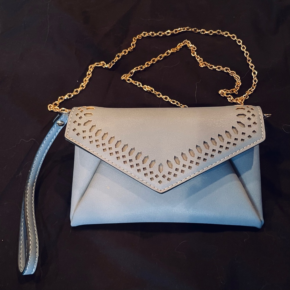 China Blue Crossbody/Wristlet